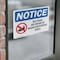 Signmission No Food Or Drink In Manufacturing Area Sign With Symbol, 18 in W x Rectangle, Vinyl Decal OS-2PACK-NS-D-1218-L-14593 - alternate 3